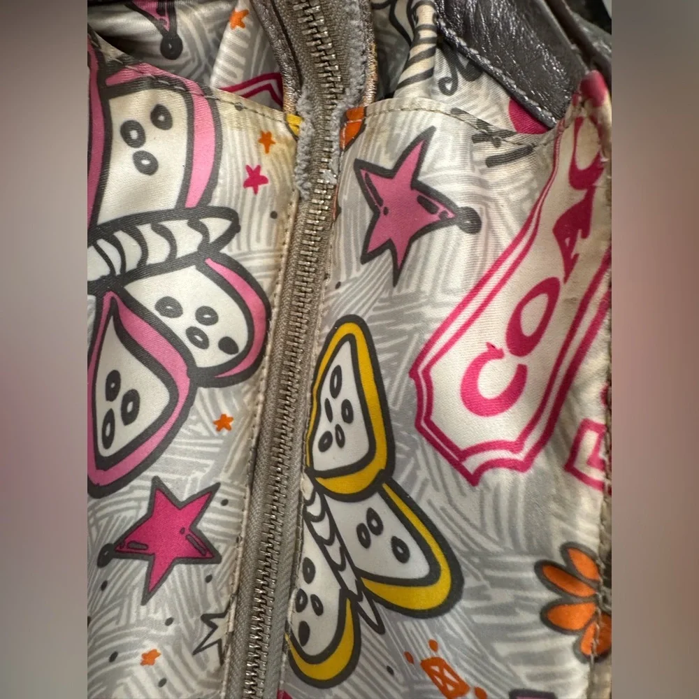 Coach Poppy Multicolor Diaper Tote Bag - Picture 9 of 13